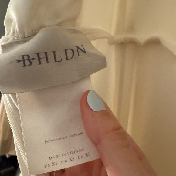 BHLDN ALICE HIGH-NECK SATIN MAXI DRESS - Picture 5 of 6